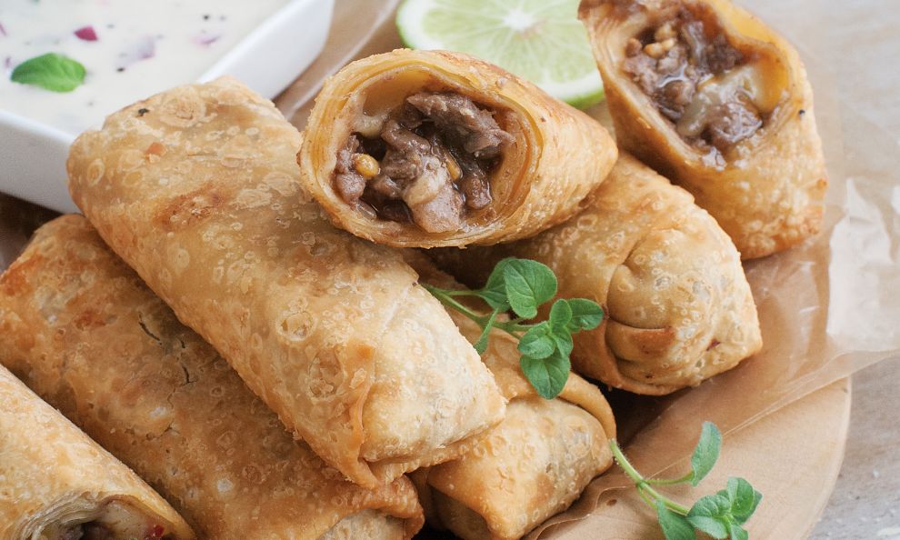 Spring Rolls Beef Rolls Spring Roll Appetizer Omaha Steaks