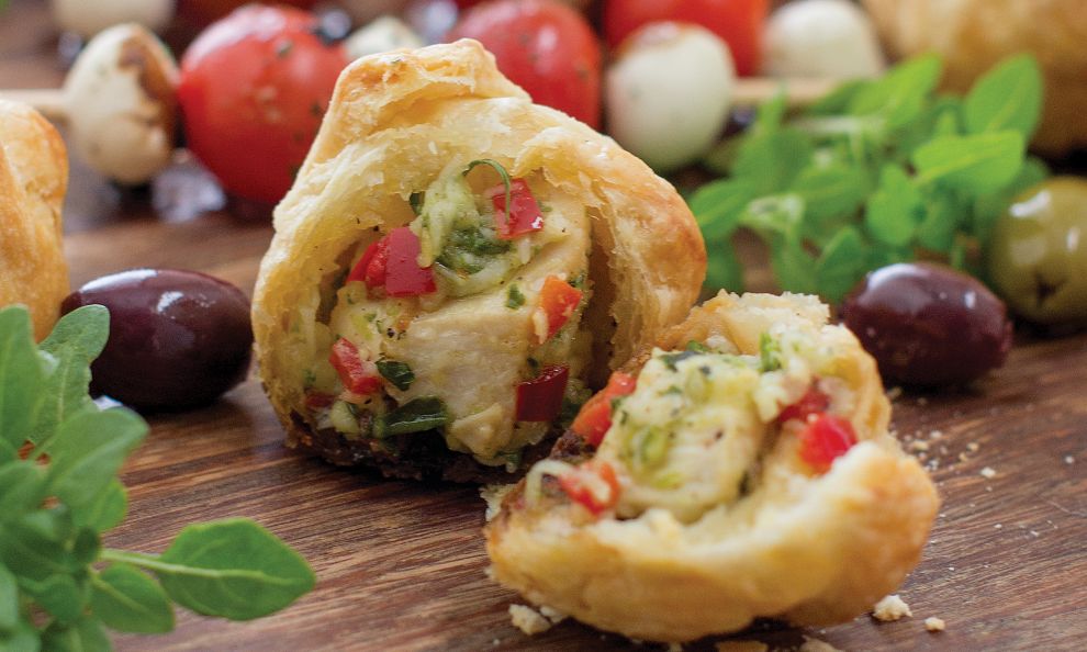 12 Italian ChickeninPastry Bites