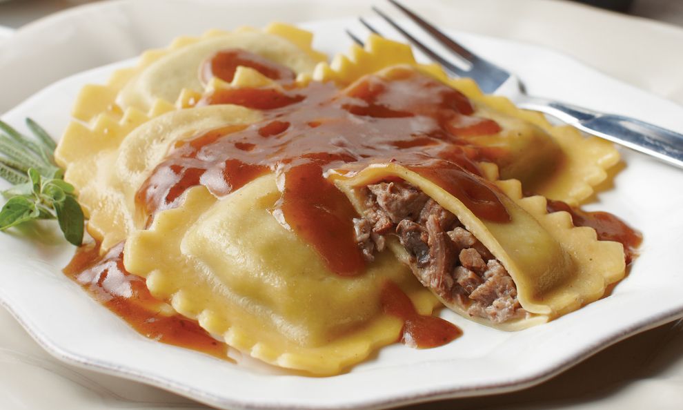 Steak & Portobello Mushroom Ravioli Omaha Steaks