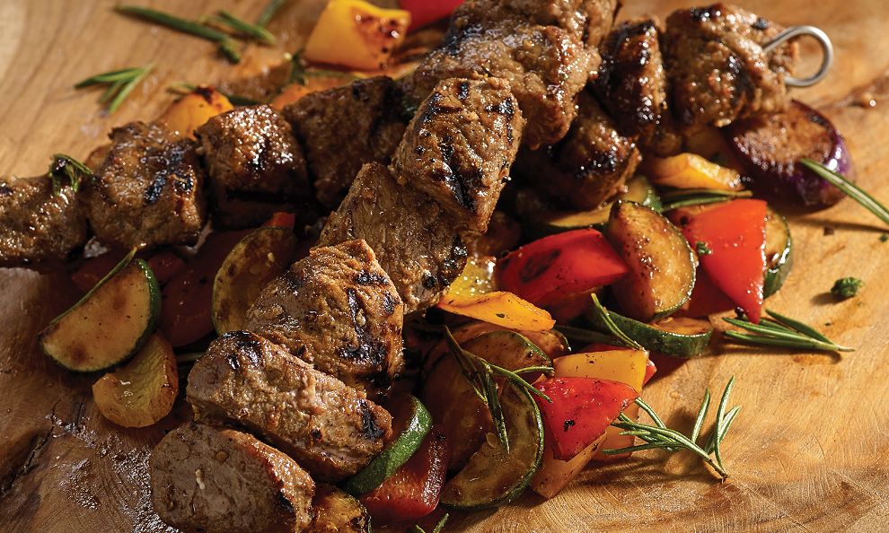 Mediterranean Sirloin Skewers 6 (8 oz.) Omaha Steaks