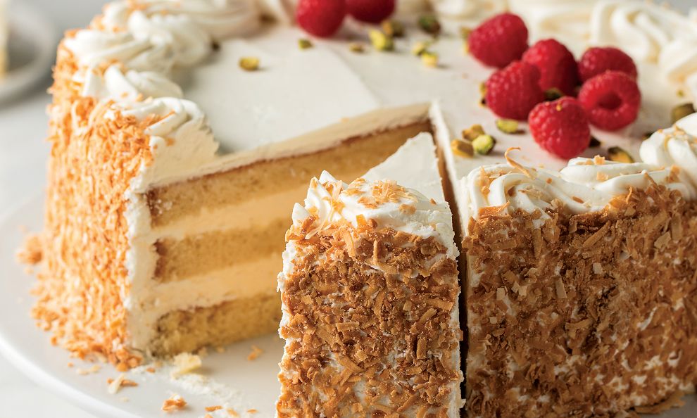 Coconut Cream Layer Cake