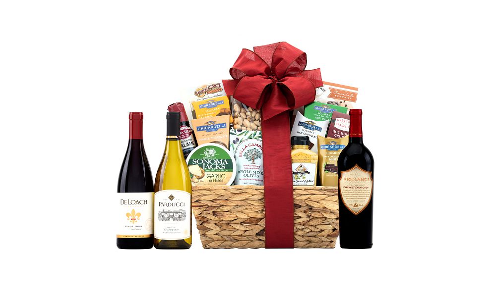 California Wine Tour Wine Gift Basket