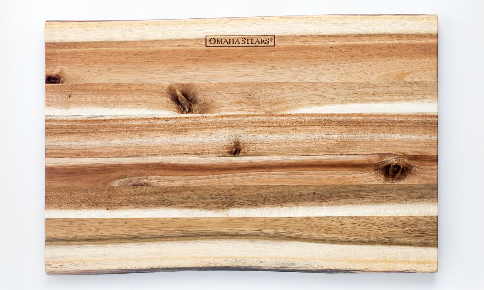 Rectangle Raw Edge Wood Cutting Board