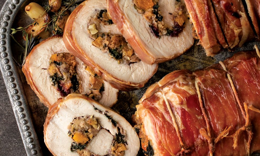 ProsciuttoWrapped Turkey Roulade