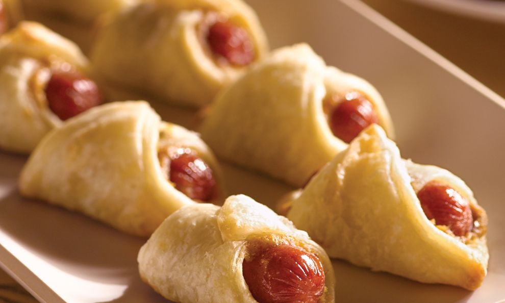 Pigs in a blanket appetizer Omaha Steaks