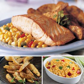 Salmon Fillet Supper