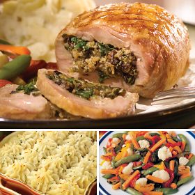 Duck Florentine Delight, gourmet food delivery, premade dinner, ready prepared poultry meal, prepared dinner
