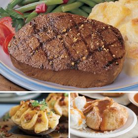 Whiskey Marinated Top Sirloin Dinner