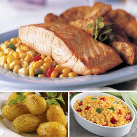 Salmon Fillet Supper