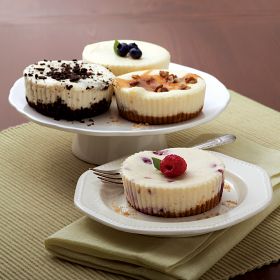 8 (4 oz.) Assorted Individual Cheesecakes