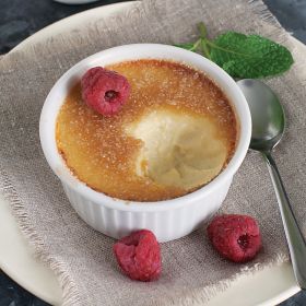 8 (3 oz.) Creme Brulee