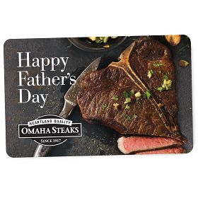 Omaha steaks gift card How can the answer be improved?Tell us how.