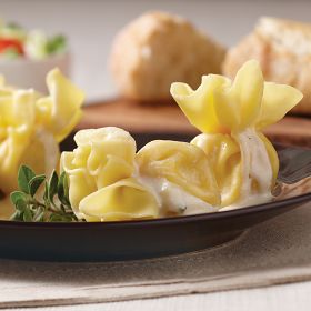 Truffle and Three Cheese Stuffed Pasta w/ Parmesan