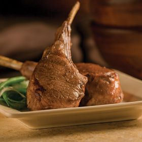6 (6 oz.) Private Reserve Frenched Lamb Rib Chops