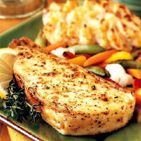 HALIBUT STEAKS 12/6 OZ