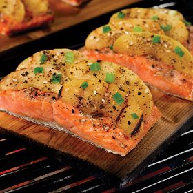 1 (12 oz.) Cedar Plank Salmon w/Apple Topping