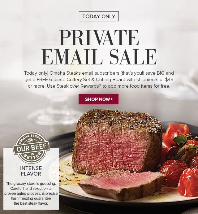 Exceptional Omaha Steaks Coupons for YOU Savor HUGE deals during our