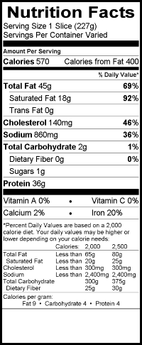 Precooked Prime Rib Slices