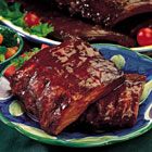 SMOKED PORK LOIN RIBS 4 LBS