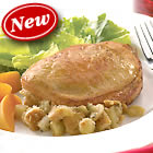 PORK CHOPS,AP&ALMD STFD 4/8 OZ