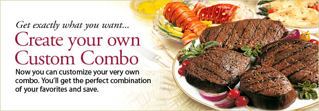 Get exactly what you want... create your own custom combo! Now you can customize your very own combo. You'll get the perfect combination of your favorites and save.