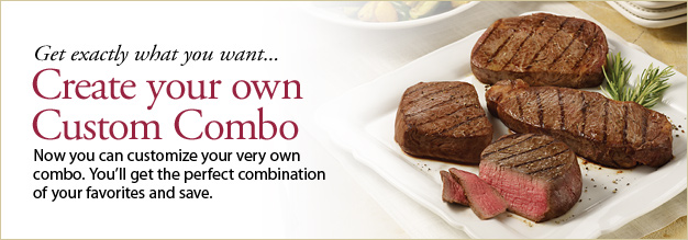 Get exactly what you want... create your own custom combo! Now you can customize your very own combo. You'll get the perfect combination of your favorites and save.