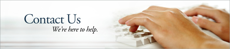 Contact Us - We're here to help