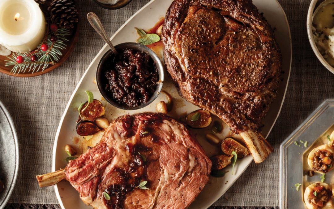 Reverse-Seared Holiday Beef Roast Dinner