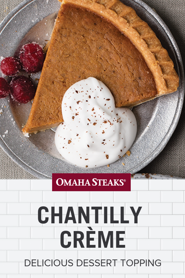 Learn how to make decadent whipped chantilly crème topping for your favorite desserts. Simple 3 ingredient recipe with heavy whipping cream, vanilla and sugar that's a perfect topping for your pumpkin pie, pecan pie, caramel apple tartlet or your favorite holiday dessert.