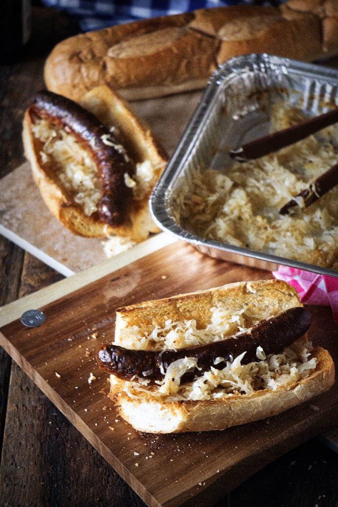 Easy Grilled Beer Brats with Sauerkraut Omaha Steaks