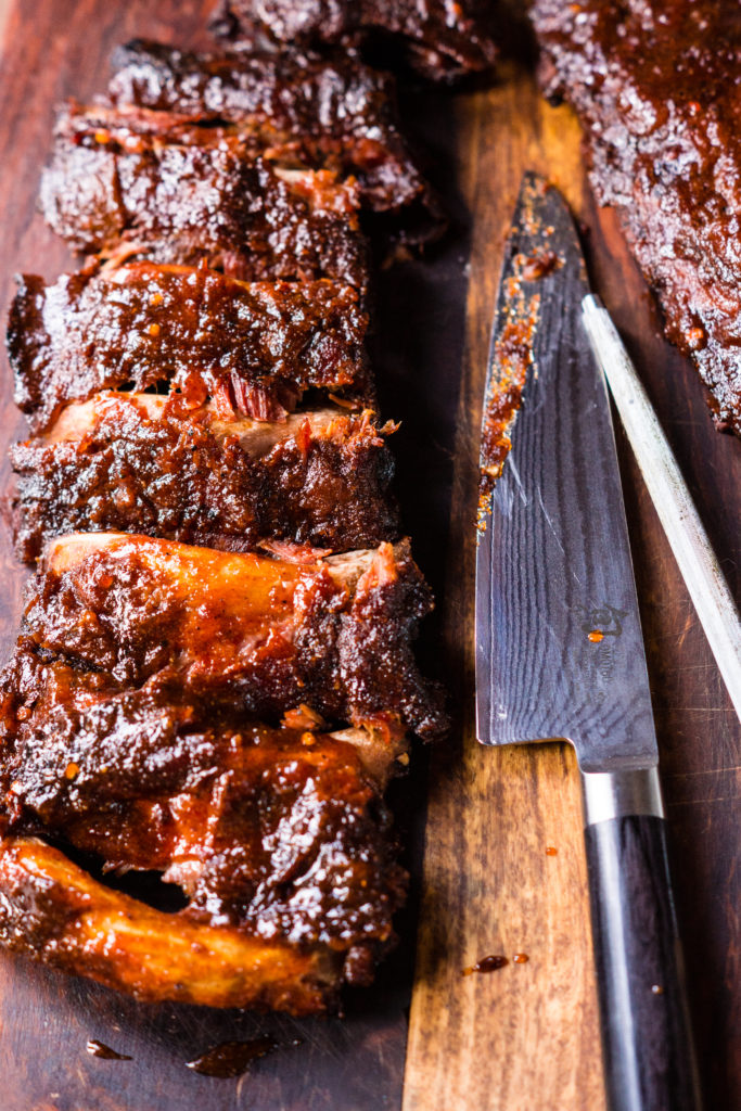 Omaha Steaks Apricot Chile Glazed Baby Back Ribs 8