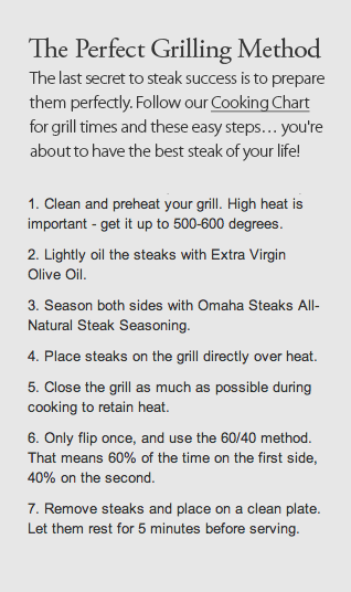 omaha steak grilling guide