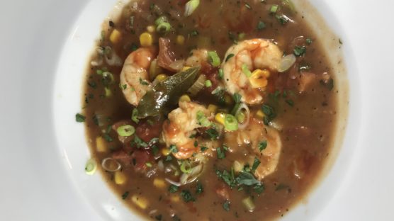 shrimp tomato and corn stew