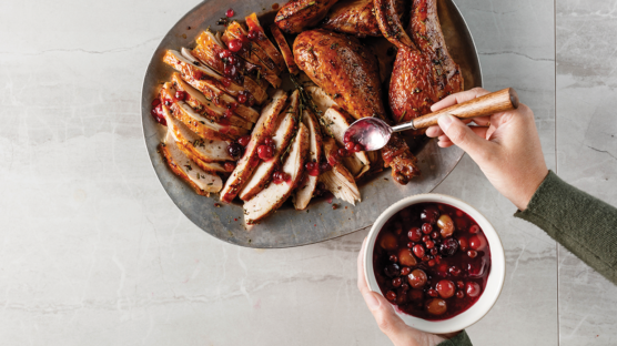 Grape Gastrique recipe for turkey