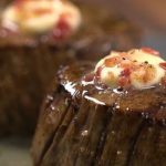 steak with butter