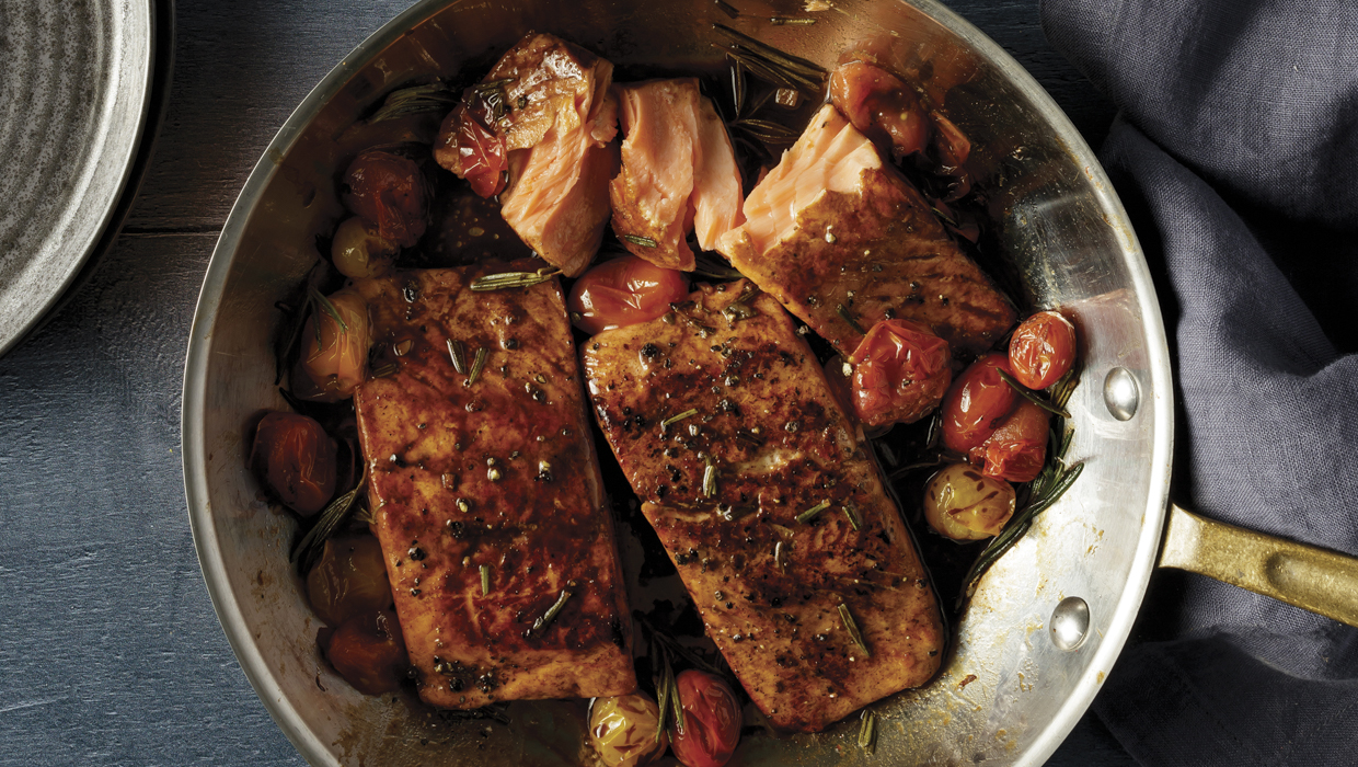 How to PanSear Salmon Omaha Steaks