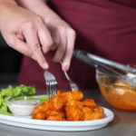 buffalo chicken bites on plate