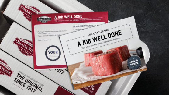 custom certificates and Omaha Steaks cooler
