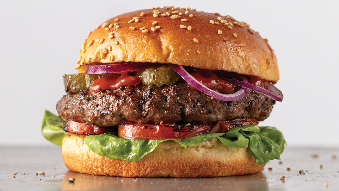 Classic American Burger with Quick Pickles – Omaha Steaks