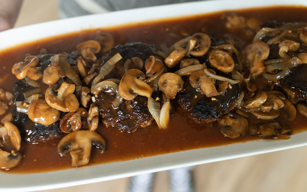 Salisbury Steak With Mushroom Gravy Omaha Steaks