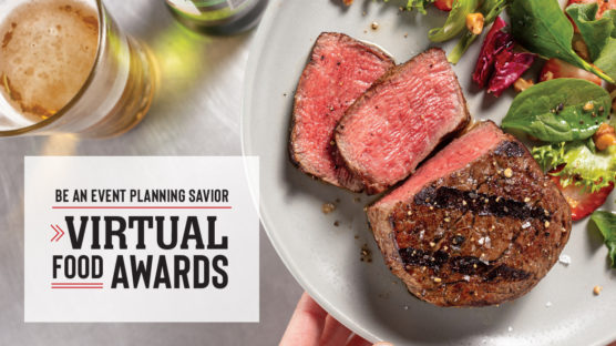 Event Planners can reallocate their event funds and create a fun, luxurious, in-home experience for employees using Teams, Zoom, Slack, and Omaha Steaks!