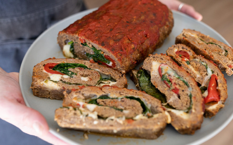 Italian Stuffed Meatloaf Omaha Steaks