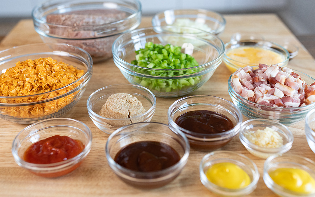 Smoked BBQ meatloaf ingredients Smoked BBQ Meatloaf
