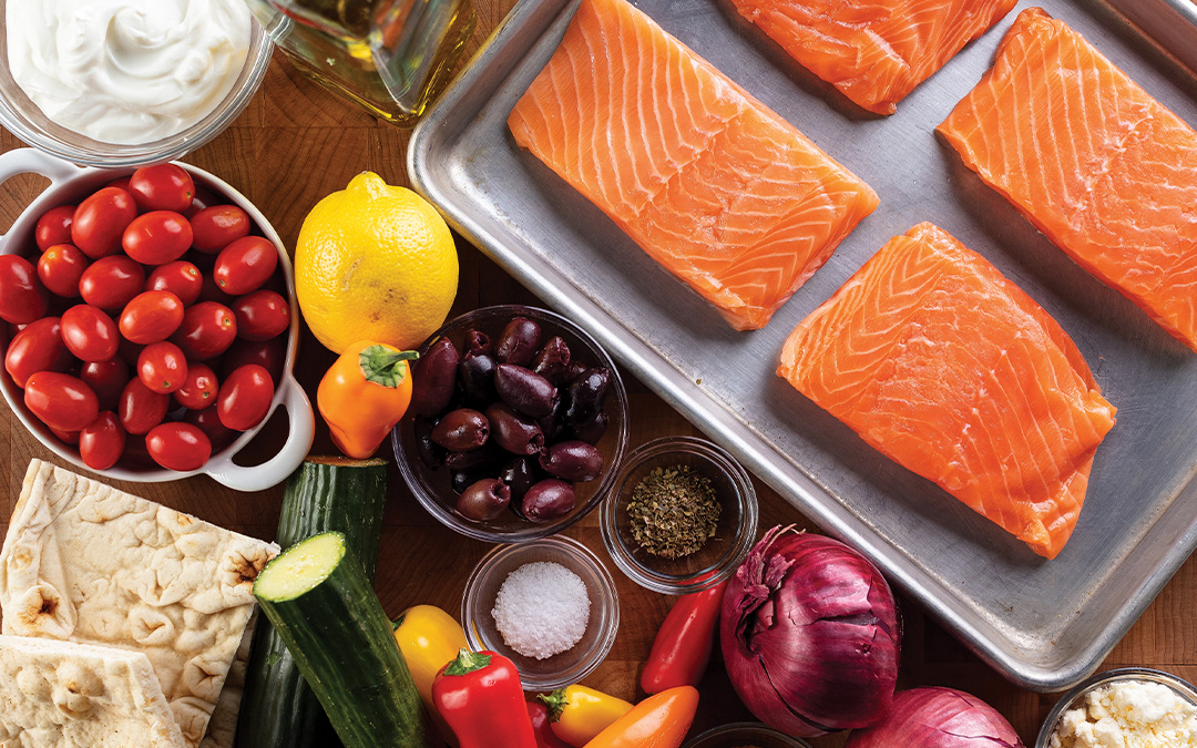 Sheet Pan Mediterranean Salmon Recipe