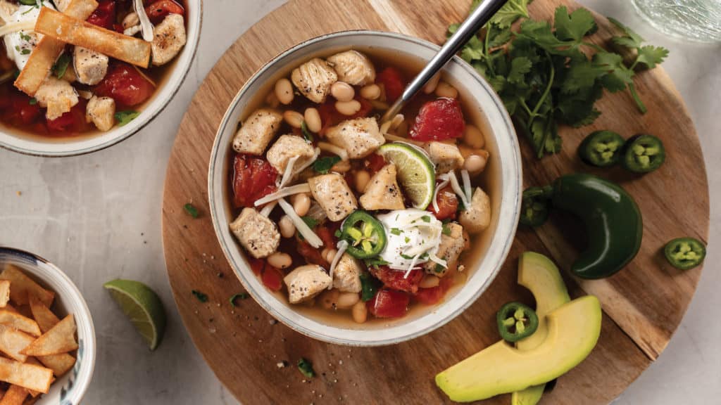 blogwp_chicken chili Chicken and White Bean Chili in bowl