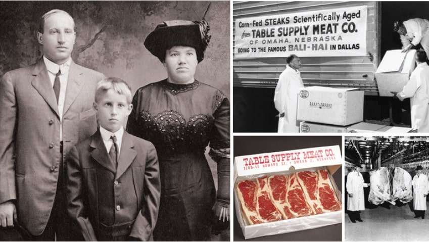 images from Omaha Steaks history