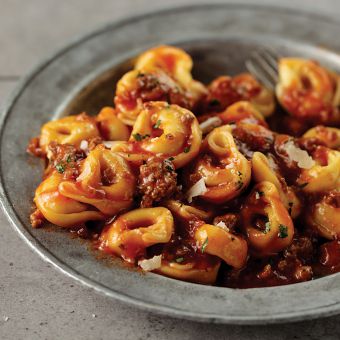 Filet Mignon Bolognese with Tortellini