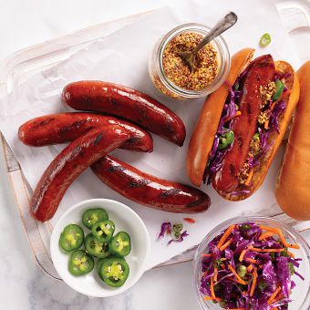Jalapeno, Cheddar, Bacon Bratwursts