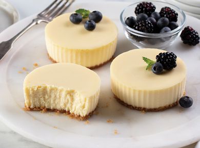 Individual New York Cheesecakes