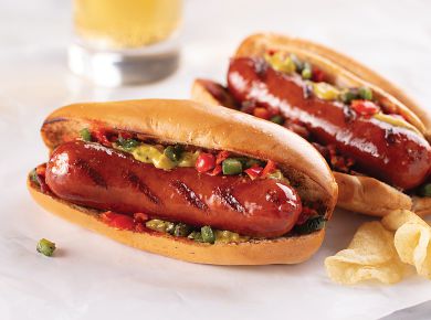 Cheddar Bratwursts